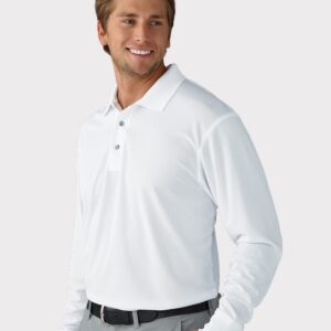 Polo Manga Larga Microfibra Para Hombre
